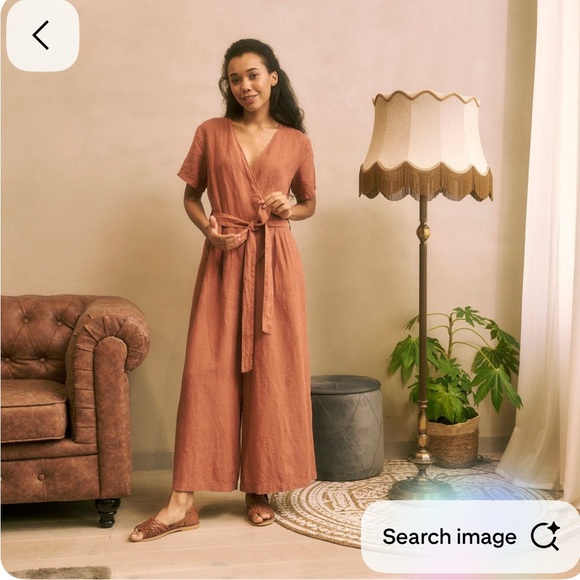 Linenfox Pants - NWT white linen jumpsuit